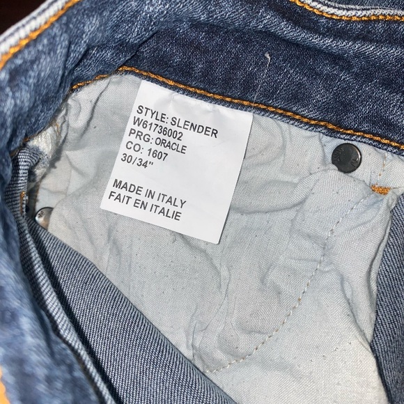 Tiger of Sweden Slender Skinny Jeans Oracle 30 / 34” Premium Italian ITV Denim - Picture 9 of 11